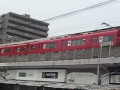 名鉄津島駅3500系普通須ヶ口行き発車