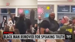 Chaos Erupts As School Board Attempts To Remove Black Man For Speaking Truth