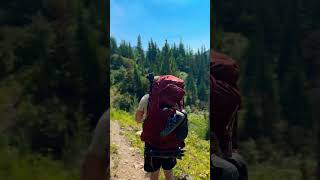 Hiking the valley to Grizzly lake #grizzlylake #hiking #backpacking ng