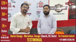 🌟 TESTIMONIAL VIDEO OF OUR NEW OUTLET Marvellous Garage AT Ranchi, Jharkhand🌟