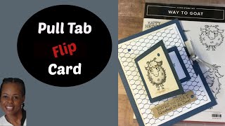 Cardmaking Technique/Diy Interactive Pull Tab Flip Card