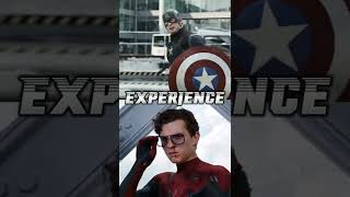 Captain America Vs SpiderMan #spiderman #captainamerica #vs #winner #power #speed #shorts