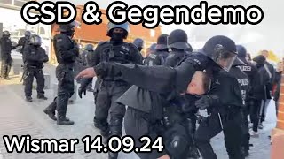 CSD Wismar \u0026 Gegendemo, 14.9.24