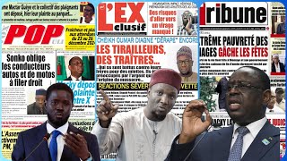 Revue de Presse (wolof ) de #zikfm du Mercredi 25 Décembre 2024 au Sénégal