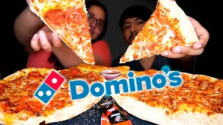 PIZZA DE DOMINO'S 🍕| PERU | MUKBANG