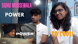 Power (Full Video) Sidhu Moose Wala | The Kidd | Sukh Sanghera | Moosetape | REACTION