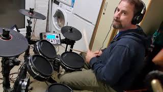 Carlsbro CSD 400 drum kit with iRig 2 on samsung S10