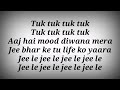TUK TUK SONG LYRICS - Middle Class Love ll Himesh Reshammiya,Payal Dev
