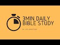 James 1:11-12  [3Min Daily Bible Study]