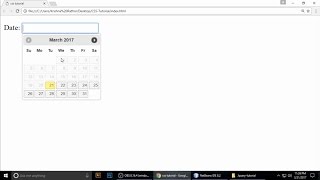 JQuery UI Tutorial | Datepicker