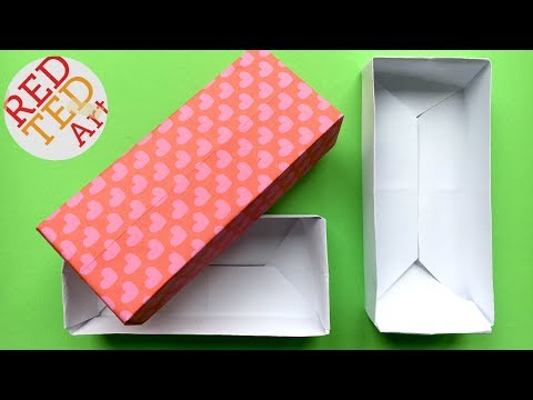 Easy Rectangular Origami Box - Paper Crafts - Crafts Basics Easy Rectangular Origami Box - Paper Crafts - Crafts Basics