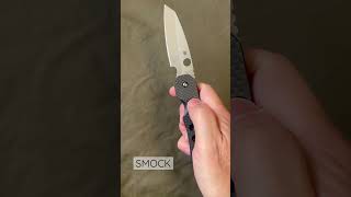 [Spyderco] smock 不思議フォルムに惹かれる昼下がり #フォールディングナイフ#ナイフ#spyderco#スパイダルコ