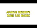 Apache rewrite rule for nginx