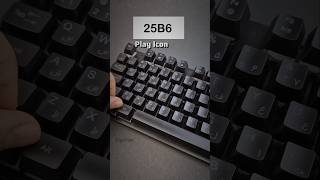 Tying Trick!! ( Code 25B6 ) _ Play Icon | #keyboard #asmr #typing