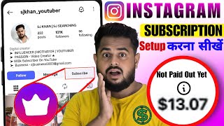 Instagram Par Subscribe Button Kaise Lagaye 😱 | How to Enable Subscribe Setup On Instagram