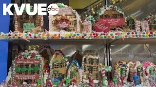 Giant gingerbread village on display in New York City