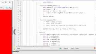 HTML5 Canvas Tutorial - Bouncing Balls! (5/7)