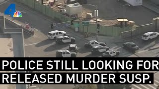 Police Continue to Search for Murder Suspect Mistakenly Released from Jail | NBCLA