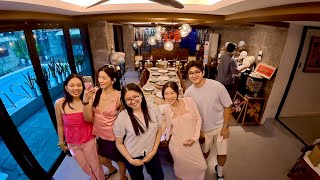 life at home: birthdays, gender reveal, good food, books