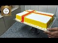 4kg square shape normal icing cake decorating how to make butter icing cake