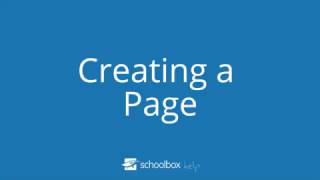 Creating a Page - LMS Tools