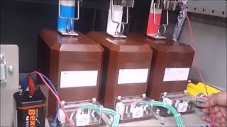 CT(Current Transformer) KL 극성시험을 위한 밧데리 사용