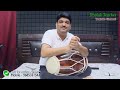 ढोलक पर दोनों हाथों को एक साथ चलाना सीखे hand combination learn how to play dholak with both hands