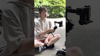 Shoot using a gimbal that can attach Sonyα7Ⅲ or smartphone【hohem MT2】