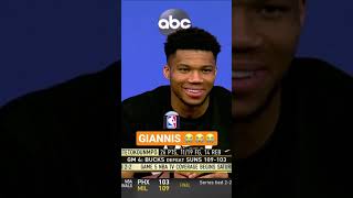 Giannis Hilarious Answer: “I Went To Take A Tinkle” #Shorts