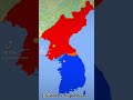 Simulation of a second Korean War. The green line is a DMZ. #war #northkorea #southkorea #MapsofWar