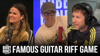Amy & Lunchbox Compete in Famous Guitar Riff Game