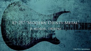 Modern Djenty Metal Guitar Backing Track Jam in Am | BT-257