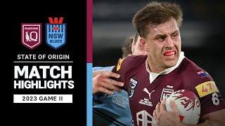 State of Origin II, 2023 | Queensland Maroons v New South Wales Blues | Match Highlights