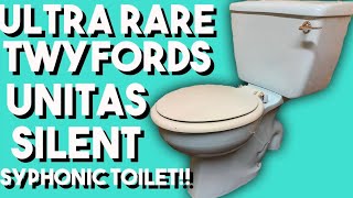 1960s Twyfords UNITAS SILENT Syphonic Toilet