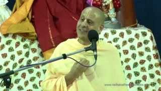 Pastimes Of Sripad Madhvacharya - Radhanath Swami Humpi Yatra 2014