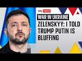 Zelenskyy tells Trump that Putin's 'bluffing' ahead of peace talks | War in Ukraine