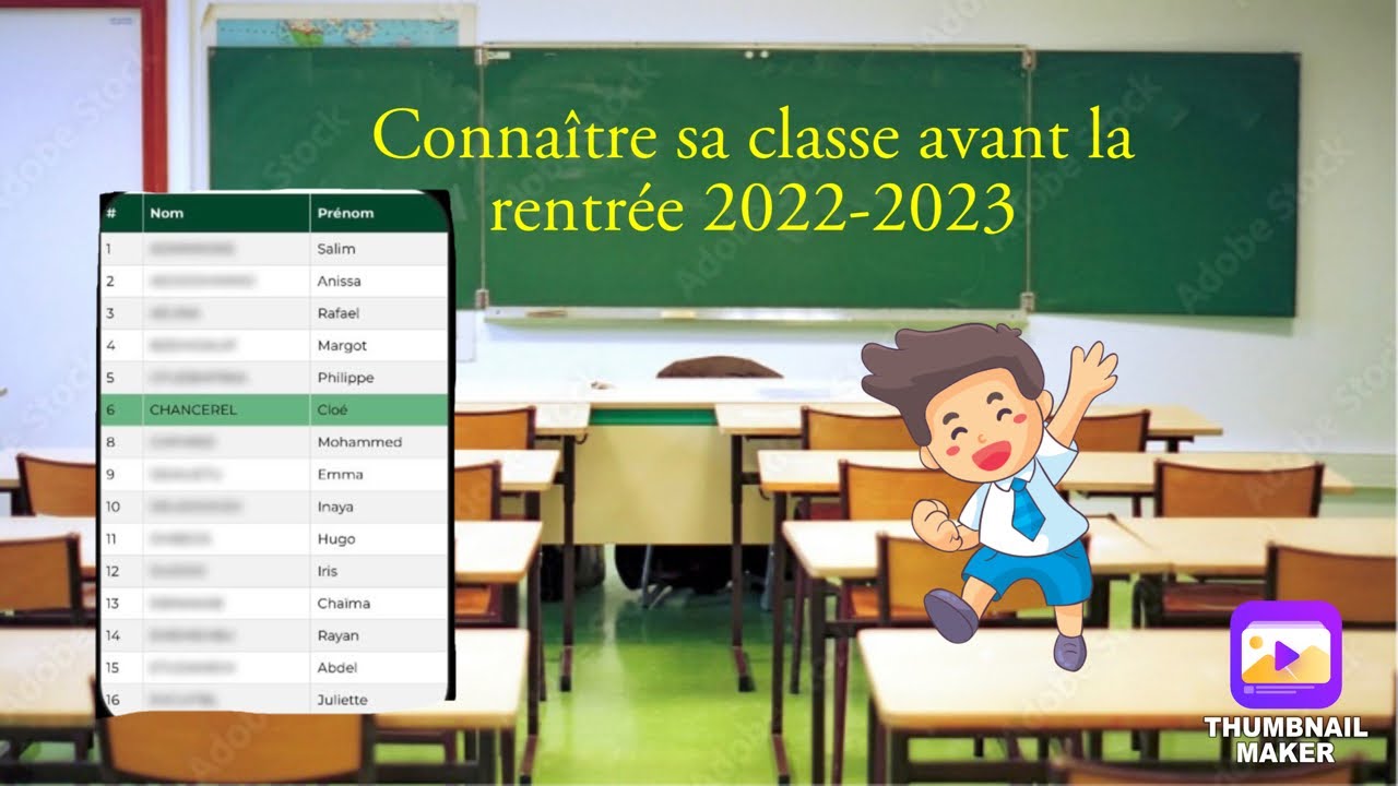 Comment Connaitre Sa Classe 2025