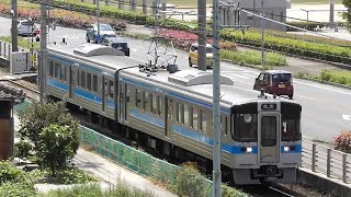 JR四国　予讃線　川之江駅－箕浦駅　普通列車　7000系電車