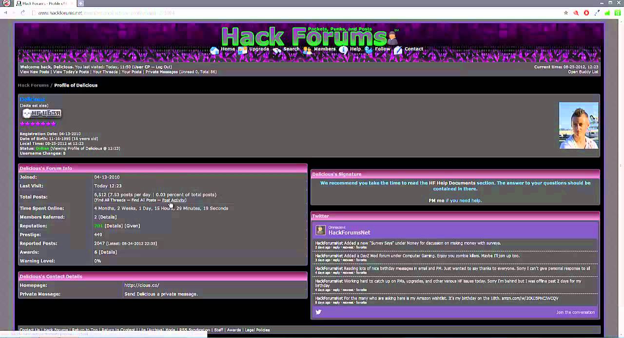 How To View Post Activity On Hackforums Net Youtube