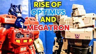 Transformers One the rise of Optimus and Megatron Stop Motion