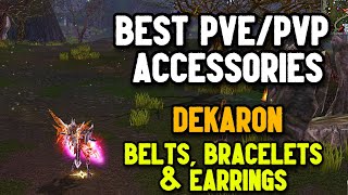 Best Accessories(Belts, Bracelets \u0026 Earrings) for PVE and PVP in Dekaron! (2024)