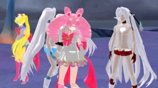 [MMD ] Sailors and Inuyasha Sesshomaru dancing carry me off