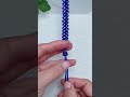 Instructions for tying a bracelet clasp #diy #crafting #bracelet