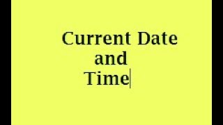 Display Current Date and Time in Java. most important question for java programming interview