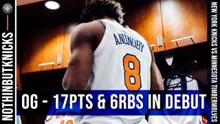 OG Anunoby scores 17 pts & 6 rebs in Debut | Julius Randle - 39 pts and 9 rebs  | Postgame Show