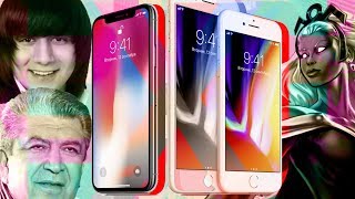 iPhone X и его младший брат iPhone 8