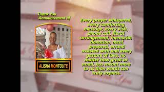 Alisha Montoute ~ Thank You