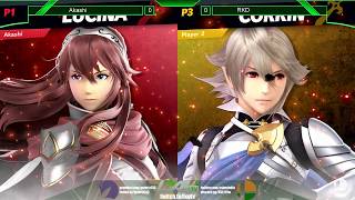 Akashi (Lucina/ZSS) vs RKD (Corrin/Bayonetta/Ryu) - Smash Ultimate @ LXG 8