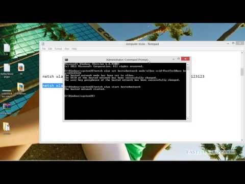 WiFi HotSpot For Windows 8.1, Windows 8 Using Command Prompt /CMD WiFi HotSpot For Windows 8.1, Windows 8 Using Command Prompt /CMD