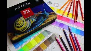 Arteza Expert 72 Set Review: Value for Money or not? FREE swatch sheet!